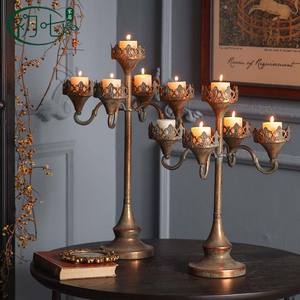 Candelabro Decorativo Estilo Europeo A3486, Duradero, Redondo, Luz Blanca, Accesorio para Bodas - Product Image 3