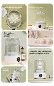 Nueva Mini Lavadora Portátil Plegable, Lavadora Eléctrica Ultrasónica para Ropa Interior, Calcetines, Ropa de Bebé, Uso en Casa, Dormitorio, Viajes, Cuidado Corporal - Product Image 5