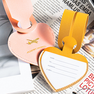 Étiquette à suspendre pour carte d'embarquement d'avion multicolore du fabricant original Boîte de voyage créative Étiquette à bagages en cuir PU pour l'enregistrement - Product Image 3