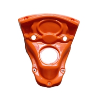 JSJM JSJM-WHJT01016 Coque en plastique orange pour machine d'arcade, accessoire de jeu de course, simulateur de moto de neige, jupes de protection
