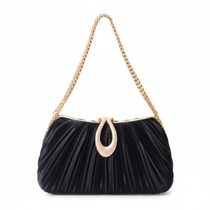 Ensemble de <b>sandales</b> a talons hauts et sac a main de mariage en cristalentierement recouvert de diamantspour femme Sac a main - Product Image 1