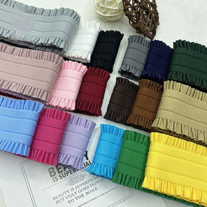 Xinran Custom 3D Jacquard Logo Cintura elástica de encaje 50mm de ancho Banda impresa con opciones de color personalizadas para mujeres - Product Image 2