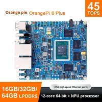 Carte de développement Orange PI 6 Plus avec processeur 64 bits 12 cœurs et puissance de calcul de 45 TOPS pour les modèles d'IA