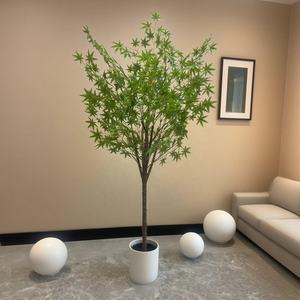 Grandes árboles <span class=keywords><strong>de</strong></span> bonsái <span class=keywords><strong>de</strong></span> hoja <span class=keywords><strong>de</strong></span> <span class=keywords><strong>arce</strong></span> <span class=keywords><strong>rojo</strong></span> artificial para interior/exterior, bonsái falso <span class=keywords><strong>de</strong></span> plástico con maceta para decoración <span class=keywords><strong>de</strong></span> bodas y habitaciones <span class=keywords><strong>de</strong></span> fiestas - Product Image 1