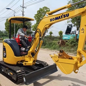 รถขุดขนาดเล็กมือสอง Komatsu PC35MR ราคาถูก 3.5 ตัน PC35 MR รถขุดขนาดเล็ก 3.5T รถตีนตะขาบสำหรับงานก่อสร้าง ขาย - Product Image 4