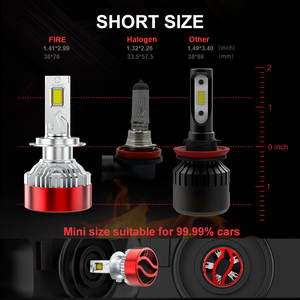 Phare automatique sans erreur Canbus H4 <span class=keywords><strong>H7</strong></span> 9005 9012 260W 6500K Fire Design Factory Direct - Product Image 6