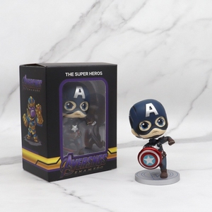 Collection de figurines d'action en PVC de super-héros <span class=keywords><strong>Marvel</strong></span> pour enfants, figurines à tête oscillante - Product Image 6