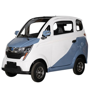 Vente chaude Voiture électrique 4 roues Coupé Batterie au lithium moins chère Propulsion simple Sièges en cuir Caméra arrière Mini véhicule électrique sans permis - Product Image 1