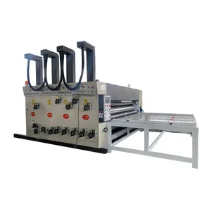 China brand Semi Automatic Printer Slotter with Chain Feeder / Semi-Auto Printing Slotting Machine