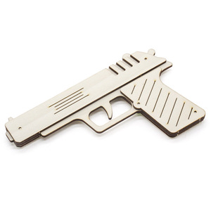 Modelo de pistola de madera para armar, kit de juguete educativo para niños, aprendizaje STEM, juguetes de ciencia e ingeniería, 7-9 años, operación manual - Product Image 3