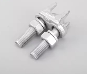 Hot-Dip mạ kẽm <span class=keywords><strong>Wire</strong></span> Rope Clips Guy Clips cáp điện kẹp U Bolt U Clip cực dòng phần cứng - Product Image 2