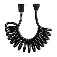 Ensemble de bidet de haute qualité en laiton noir, robinet d'eau, tuyau de salle de bain, pulvérisateur de bidet à main, douche de toilette