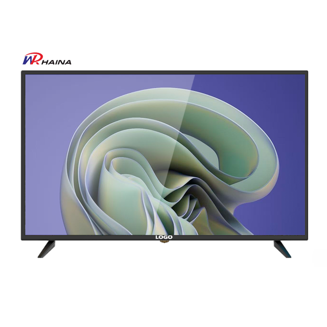 HAINA Wholesale Oem Unbreakable Television 40 42 43 Inch Led Tvs Woofer Soundbar Speaker Tempered Glass Tv with Double Glass