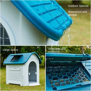 Vente chaude Moderne En Plein Air En Bois Massif Chien Maison Grand Moyen Chien Chenil Protection Solaire Pluie Caractéristiques Motif Animal Pet <span class=keywords><strong>Cage</strong></span> - Product Image 4