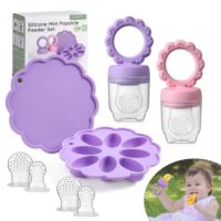 JiaZhiLe – Lot de sucettes en silicone pour bébé, nouveau design, moules à glaçons d'été en forme de dessin animé pour l'alimentation des bébés de 0 à 12 mois