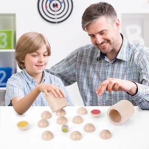 Juguetes Educativos Montessori para niños y niñas, juguetes educativos <span class=keywords><strong>de</strong></span> madera para entrenamiento <span class=keywords><strong>de</strong></span> ajedrez - Product Image 6
