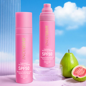 Logo personalizzato idratazione lenitivo Spf <span class=keywords><strong>50</strong></span> protezione <span class=keywords><strong>solare</strong></span> <span class=keywords><strong>Spray</strong></span> con acido ialuronico adatto a tutti i tipi di pelle - Product Image 5