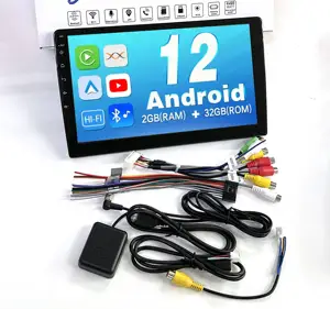 Tableau de bord de voiture pour lecteur dvd de voiture de 9 pouces Android 12 avec écran tactile autoradio GPS carplay et plus