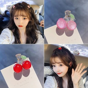 Hot coréen mignon cerise acrylique <span class=keywords><strong>pince</strong></span> à cheveux <span class=keywords><strong>pince</strong></span> à griffes pour femmes filles enfants épingle à cheveux <span class=keywords><strong>crabe</strong></span> bandeau chapeaux pinces à cheveux - Product Image 4