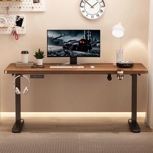 Centro in legno massello elettrico regolabile in altezza Smart Computer Desk Design moderno Liftable Gaming Desk per casa studio ufficio - Product Image 3