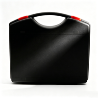 Mallette à outils PP à coque dure avec verrouillage à clip solide, intérieur en mousse de protection, compacte et sécurisée pour le stockage des outils