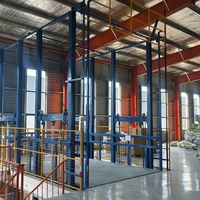 CE-Zertifizierter Hersteller 1T 2T 3T 4T 5T Elektrischer Plattformlift Ketten-Warenlift Fracht-Aufzug