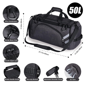 Sacs <span class=keywords><strong>de</strong></span> <span class=keywords><strong>sport</strong></span> pour hommes <span class=keywords><strong>de</strong></span> haute qualité, logo personnalisé, imperméable, convertible en <span class=keywords><strong>sac</strong></span> <span class=keywords><strong>de</strong></span> week-end, <span class=keywords><strong>sac</strong></span> <span class=keywords><strong>de</strong></span> voyage, <span class=keywords><strong>sac</strong></span> à dos avec compartiment pour chaussures - Product Image 5