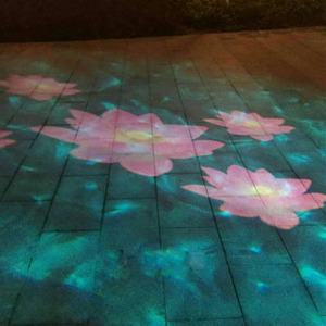 Lámpara de proyector de ondas oceánicas, iluminación de efecto ondulador de agua al aire libre, para Parque, centro comercial, paisaje, gobo - Product Image 5
