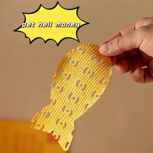 Pet <span class=keywords><strong>Hell</strong></span> MoneySmall Fish Bone Paper Money utilizado en rituales conmemorativos chinos tradicionales para mascotas o seres queridos fallecidos - Product Image 6