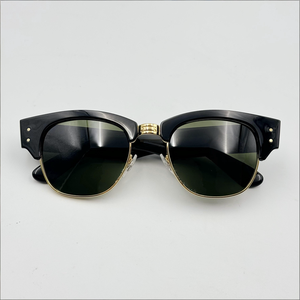 Nuovi Occhiali <span class=keywords><strong>da</strong></span> <span class=keywords><strong>Sole</strong></span> di Alta Qualità in Stile Europeo e Americano con Montatura in Acetato per <span class=keywords><strong>Uomo</strong></span> e Donna, Lenti in Vetro Classiche - Product Image 1
