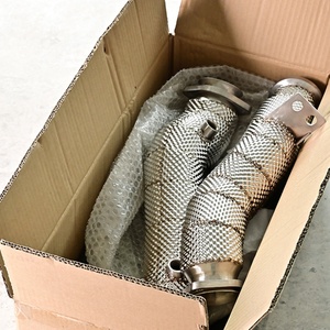 สำหรับ Mercedes Benz Amg C43 E43 / E400 W205 M276 2015~2022 + 3.0t ท่อลงสแตนเลส 304 หนา 1.5 มม. - Product Image 5