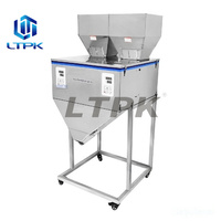 Remplisseuse de pesage à double tête de 20 à 1200g Machine de remplissage doseuse de fruits secs, de noix, d'arachides, de riz, de farine et de poudre