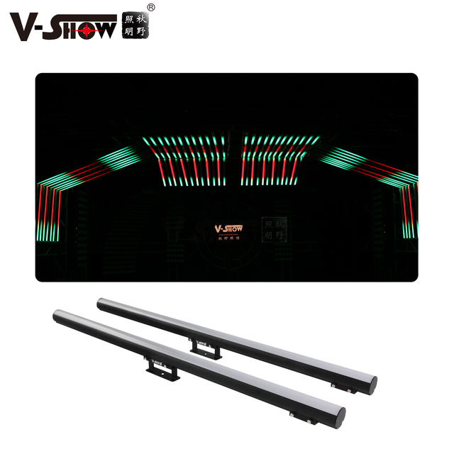 VSHOW PL4003 16pcs Light with Controller Led Pixel Light Decorative Tube 180 Degree Meteor Vertical Digital RGB LED Tube for DJ