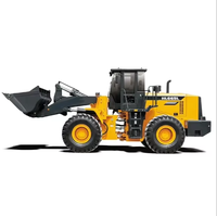 Chargeuse sur pneus coréenne 5 tonnes 6 tonnes 7 tonnes HL665XL HL660 HL656 HL650 avec attache rapide, godet à roche, fourche