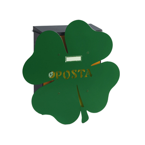 Il mio Design unico della piastra della cassetta delle lettere a quattro foglie di trifoglio verde - Product Image 1