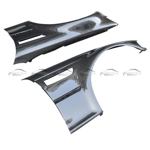 Carbon Fiber Front Side Bumper Fender Air Intake Vent <b>Splitter</b> Carbon Black Vacuum Molding for BMW E46 M3 1998-2003 Auto Tuning - Product Image 4