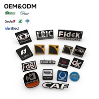 Etiqueta Metálica 3D Personalizada con Logotipo de Marca, Placa de Identificación Fundida a Presión, Etiqueta Grabada para Equipos Industriales, para Todas las Industrias y Artesanías