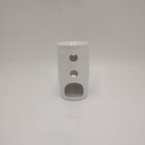 नए इलेक्ट्रिक सिरेमिक मोम पिघल मोमबत्ती यूरोपीय शैली सरल शुद्ध सफेद सुगंध आधार आवश्यक तेल स्टोव घरेलू गर्म हाथ से बना - Product Image 2