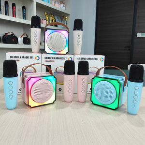 <span class=keywords><strong>karaoke</strong></span> <span class=keywords><strong>profesional</strong></span> infantil portátil 2 microfonos inalambricos altavoz para exteriores - Product Image 2