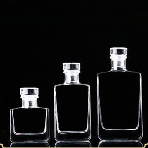 زجاجة مشروبات روحية زجاجية للبيع بالجملة 50 من الزجاج زجاجة مشروب كحولي زجاجية صغيرة للمشروبات السكرية - Product Image 1