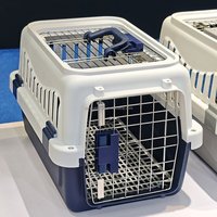 Nouvelle conception de cage de transport pour animaux de compagnie, sac à dos en PVC portable pour petits animaux, chats, cage de transport pour animaux de compagnie, cage de transport pour animaux de compagnie pour les voyages en avion