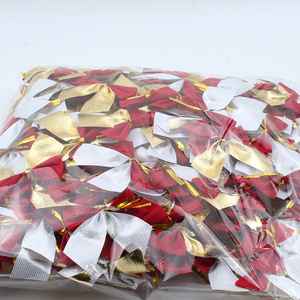 Kerst Kransen Cadeaupapier Levert Mini Rood Goud Zilver Kerstboom Krans Strikken Strik - Product Image 6