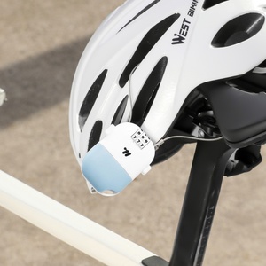 WEST BIKING Lucchetto a Combinazione Retrattile Mini, Lucchetto di Sicurezza con Password in ABS, Lucchetto per Casco <span class=keywords><strong>Bici</strong></span> - Product Image 5