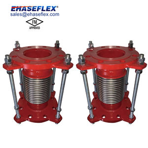 Endüstriyel boru için FM sertifikalı eksenel paslanmaz çelik körüklü genleşme eki ağır hizmet tipi korozyona dayanıklı kompantor - Product Image 1