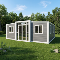 Villa préfabriquée autonome, résistante aux ouragans, insonorisée et isolée, type 'Granny Pod', extensible, en conteneur de 20 pieds, utilisable comme bureau