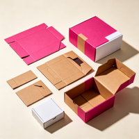 Boîtes en carton pliables, finition mate ou brillante, personnalisées, blanc, noir, bleu, logo floral, impression CMJN