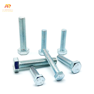 Pernos mạ kẽm thép carbon Hex bu lông lớp 8.8 ASTM A325 307A DIN 933 phẳng đầu M6 M13 M8 M12 lục giác bu lông loạt - Product Image 4