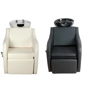 White Hair Beauty salon washing chair Professional salon equipment for sale shampoo chair