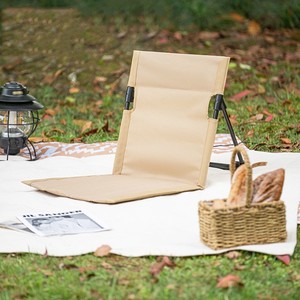 Outdoor Folding Chair Lightweight Portable Camping Picnic Seat <b>Cushion</b> <b>Rectangular</b> Backrest Chair Foldable Outdoor Use - Product Image 3