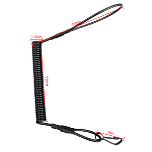 DSF33 Tactical <b>Spring</b> Rope For Fitness Training In Black Tan And Green Colors Lanyard Metal <b>Clip</b> - Product Image 2